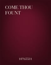 Come Thou Fount SAB choral sheet music cover